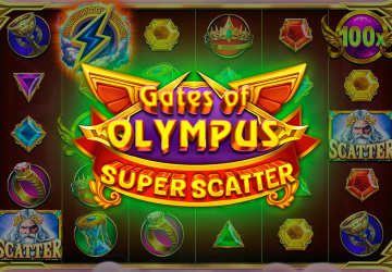 Автомат Gates Of Olympus Super Scatter в 1xSlots Casino